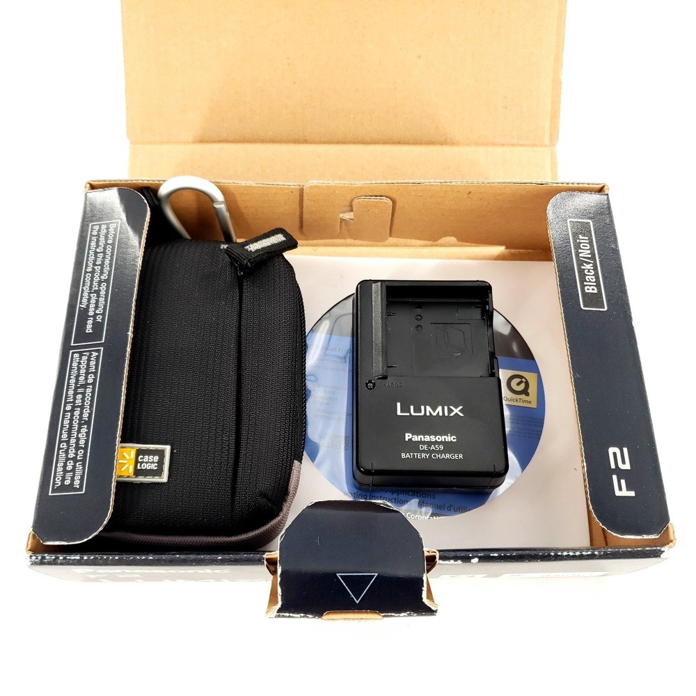 Panasonic LUMIX DMC-F2 10.1 MP Digital Camera Black w/ Battery, Charger, SD Card - Picture 11 of 15